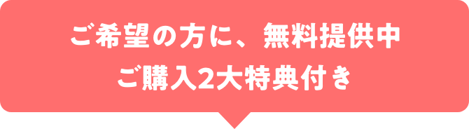 ご希望の方に、無料提供中ご購入2大特典付き